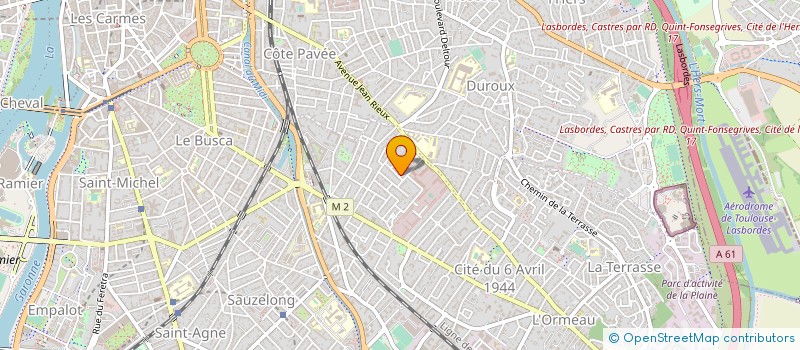 localisation de l'entreprise MADAME NOELLE DUBREUILH à TOULOUSE