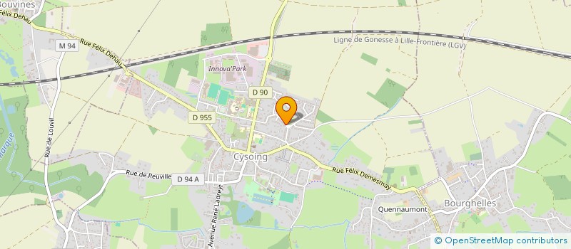 localisation de l'entreprise MADAME NOELLE DUFFAU à CYSOING