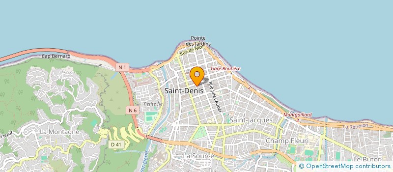 localisation de l'entreprise MADAME NOELLE DURANTHON à SAINT-DENIS