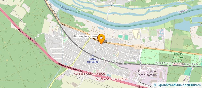 localisation de l'entreprise MADAME NOELLE DUVAL  ROSNY-SUR-SEINE