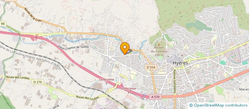 localisation de l'entreprise MADAME NOELLE ESPOSITO à HYERES