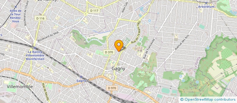 localisation de l'entreprise MADAME NOELLE FERRON à GAGNY