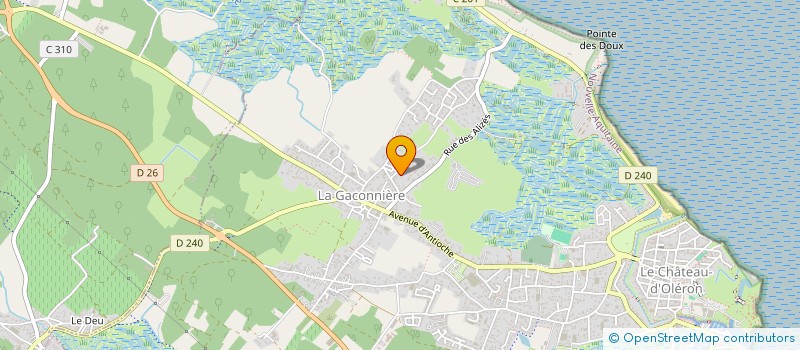 localisation de l'entreprise MADAME NOELLE FOUCHET  LE CHATEAU-D'OLERON