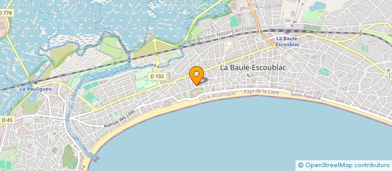 localisation de l'entreprise MADAME NOELLE GONON  LA BAULE-ESCOUBLAC