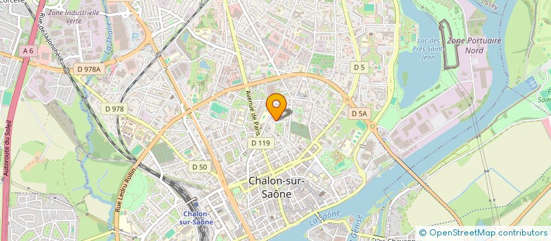 localisation de l'entreprise MADAME NOELLE GORJUX à CHALON-SUR-SAONE
