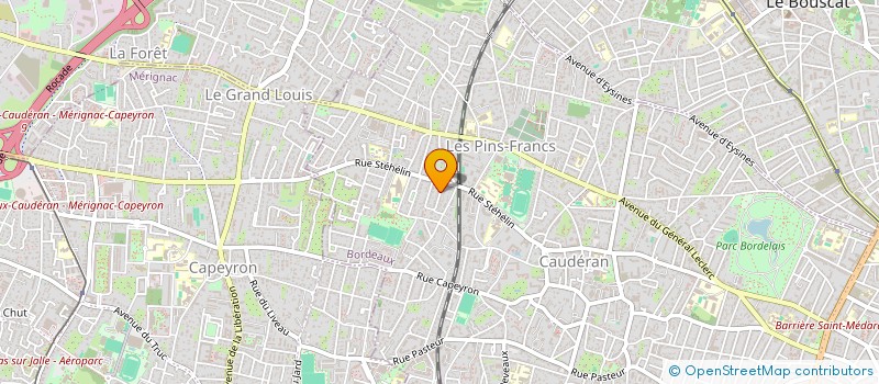 localisation de l'entreprise MADAME NOELLE GOUJON à BORDEAUX