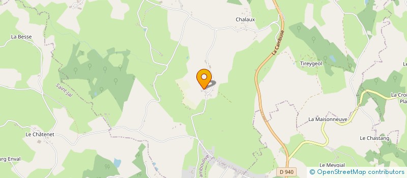 localisation de l'entreprise MADAME NOELLE GUILLON  CHAMBOULIVE