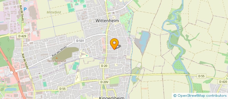 localisation de l'entreprise MADAME NOELLE HILLMEYER à RUELISHEIM