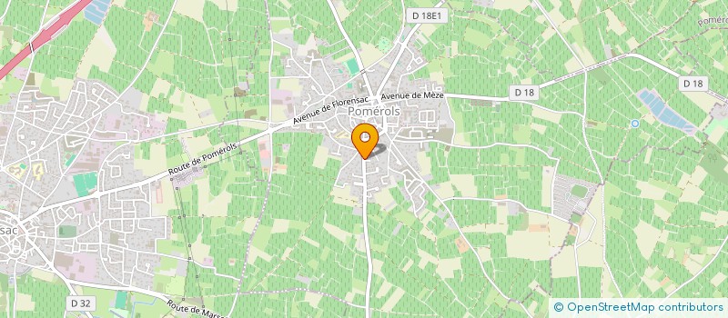 localisation de l'entreprise MADAME NOELLE HOULES  POMEROLS