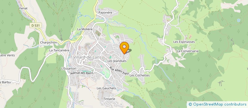 localisation de l'entreprise MADAME NOELLE JACQUELIN à VILLARD-DE-LANS