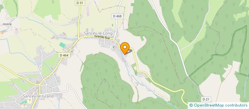 localisation de l'entreprise MADAME NOELLE JACQUIN  SANCEY