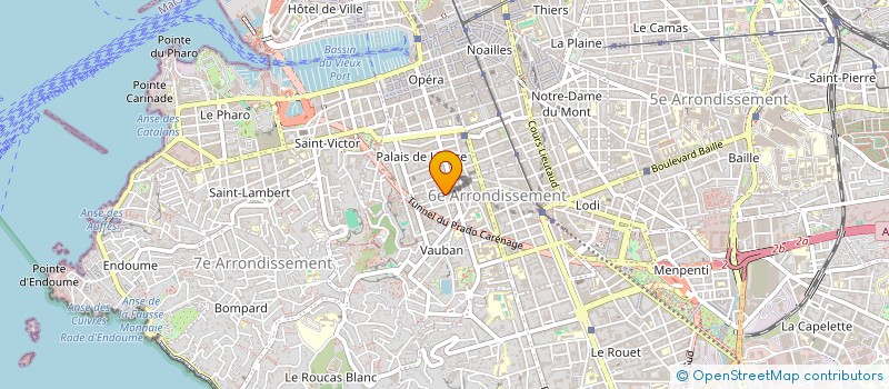 localisation de l'entreprise MADAME NOELLE JOURDANT  MARSEILLE