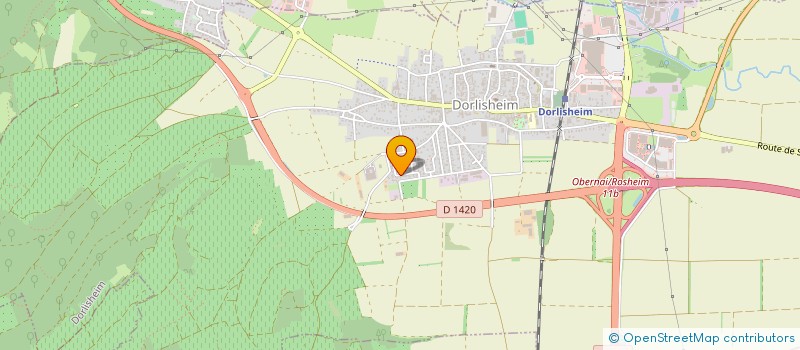 localisation de l'entreprise MADAME NOELLE KEILING  DORLISHEIM