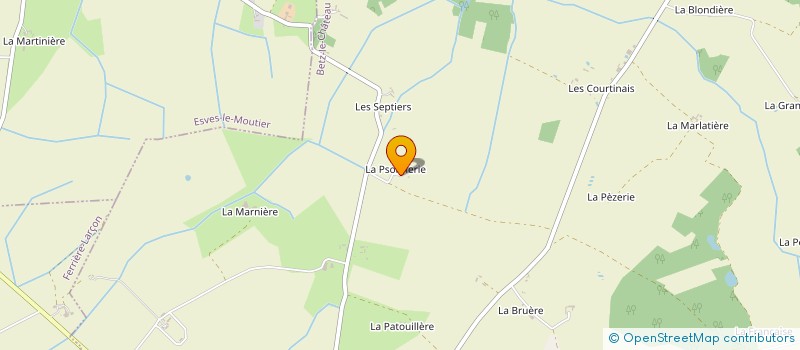 localisation de l'entreprise MADAME NOELLE LEFEUVRE à BETZ-LE-CHATEAU