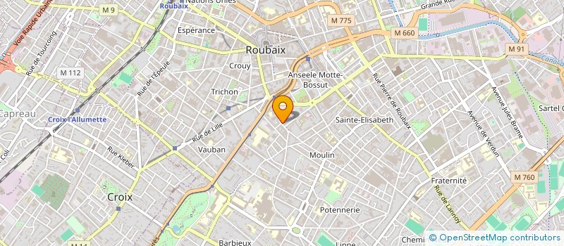 localisation de l'entreprise MADAME NOELLE LUCAS  ROUBAIX