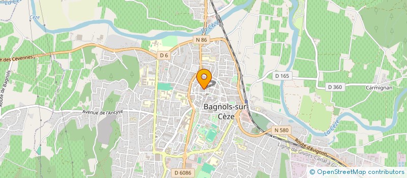 localisation de l'entreprise MADAME NOELLE MANIFACIER à BAGNOLS-SUR-CEZE
