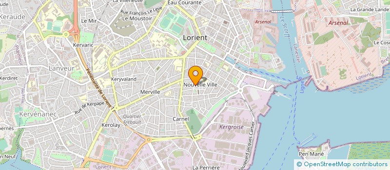 localisation de l'entreprise MADAME NOELLE-MARIE LE GOFF à LORIENT