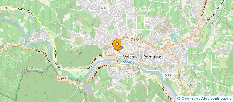 localisation de l'entreprise MADAME NOELLE-MARIE ROUDIER  VAISON-LA-ROMAINE