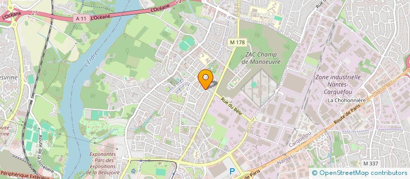 localisation de l'entreprise MADAME NOELLE MARIE THERESE MORTIER à NANTES