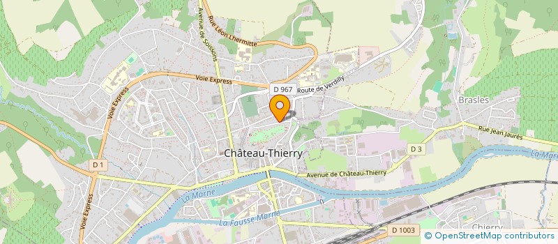 localisation de l'entreprise MADAME NOELLE MARQUEYSSAT à CHATEAU-THIERRY