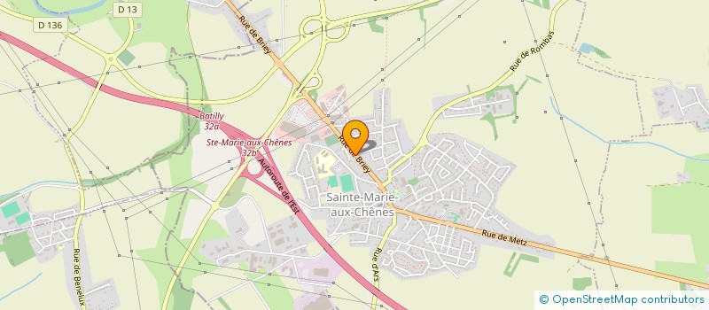 localisation de l'entreprise MADAME NOELLE MENINI  SAINTE-MARIE-AUX-CHENES