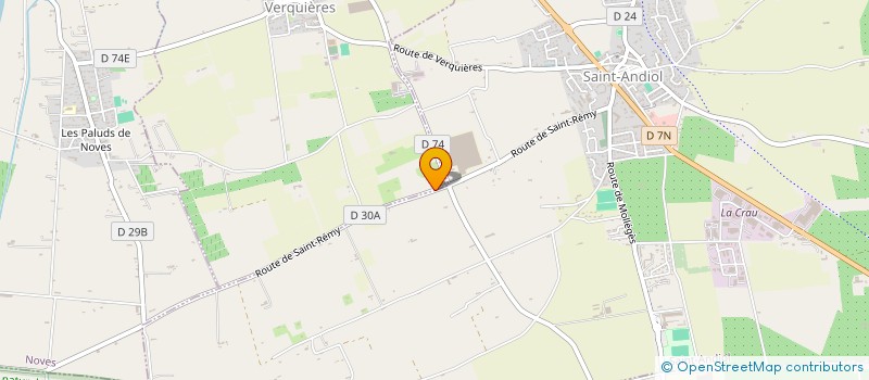 localisation de l'entreprise MADAME NOELLE MIRAL  VERQUIERES