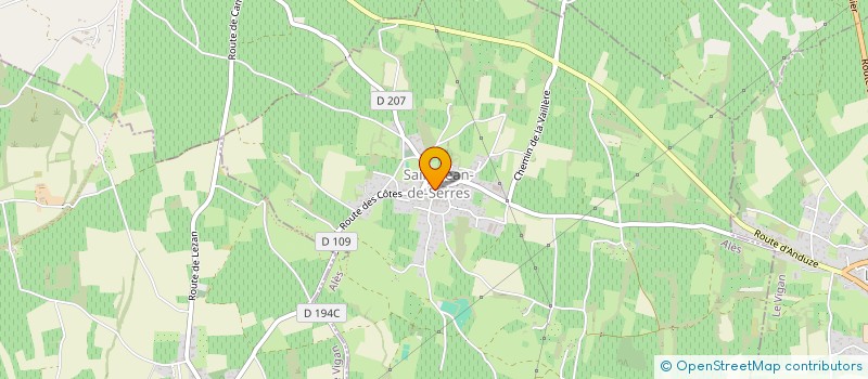 localisation de l'entreprise MADAME NOELLE MONTRAYNAUD à SAINT-JEAN-DE-SERRES