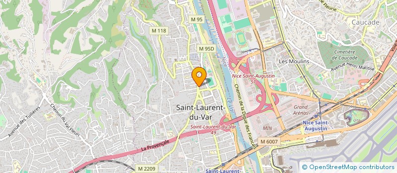 localisation de l'entreprise MADAME NOELLE NAYRAC à SAINT-LAURENT-DU-VAR