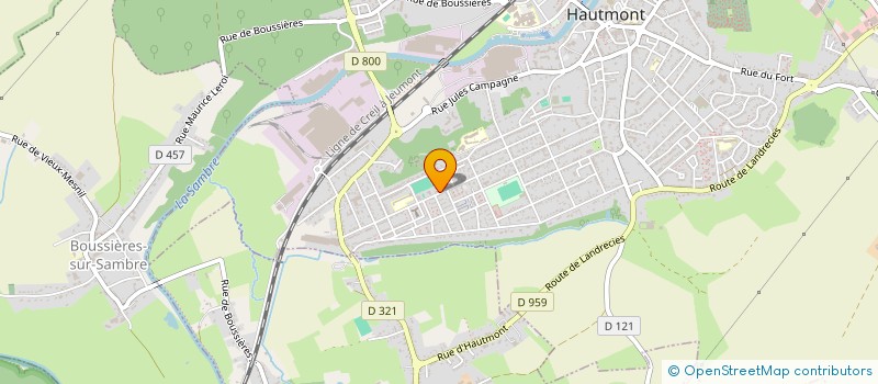localisation de l'entreprise MADAME NOELLE NEUVILLE à HAUTMONT
