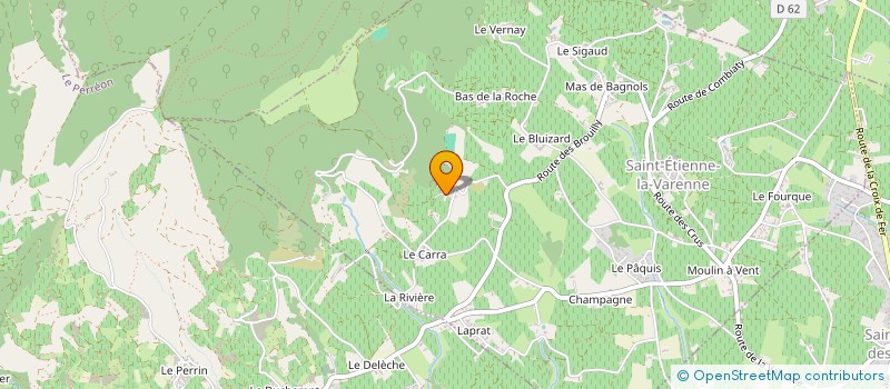 localisation de l'entreprise MADAME NOELLE PEILLON à SAINT-ETIENNE-LA-VARENNE