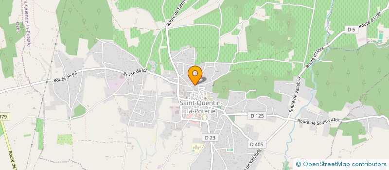 localisation de l'entreprise MADAME NOELLE PELADAN  SAINT-QUENTIN-LA-POTERIE