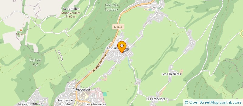 localisation de l'entreprise MADAME NOELLE POURCHET  LES FINS