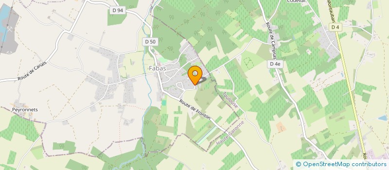 localisation de l'entreprise MADAME NOELLE REY  FABAS