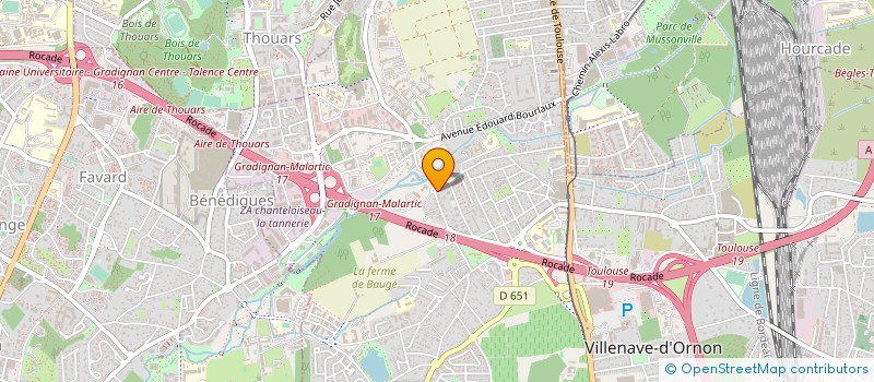 localisation de l'entreprise MADAME NOELLE REY  VILLENAVE-D'ORNON