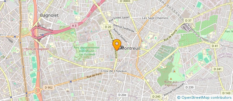 localisation de l'entreprise MADAME NOELLE SAILLY à MONTREUIL