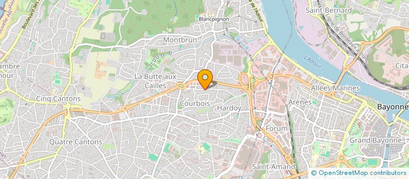 localisation de l'entreprise MADAME NOELLE SAINT ANDRE à ANGLET