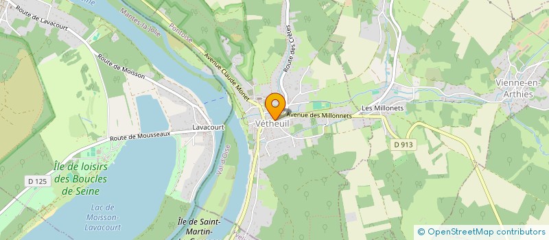 localisation de l'entreprise MADAME NOELLE SALEZ  VETHEUIL