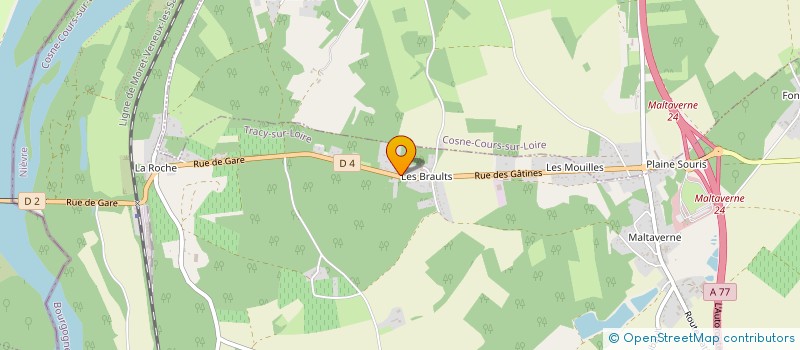 localisation de l'entreprise MADAME NOELLE SILECI à TRACY-SUR-LOIRE