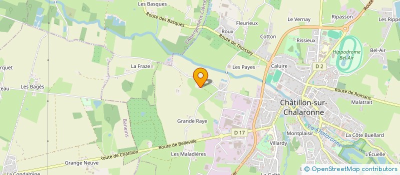 localisation de l'entreprise MADAME NOELLE THOUNY à CONDEISSIAT