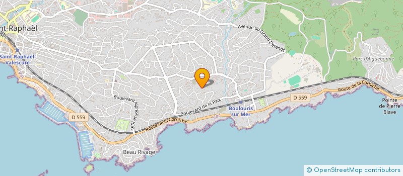 localisation de l'entreprise MADAME NOELLE TUAL  SAINT-RAPHAEL