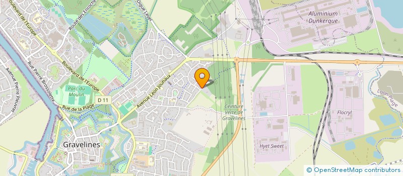 localisation de l'entreprise MADAME NOELLE VANDENKOORNHUYSE à GRAVELINES