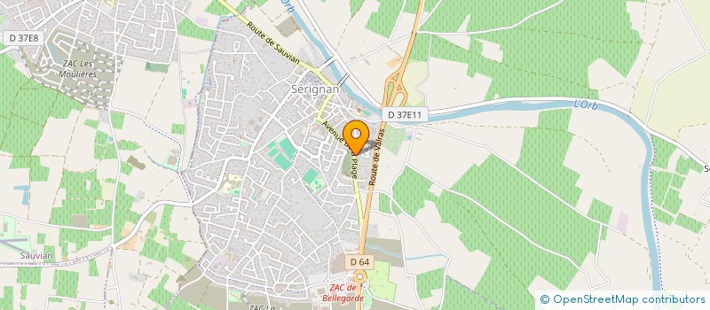 localisation de l'entreprise MADAME NOELLE VICAIRE à SERIGNAN