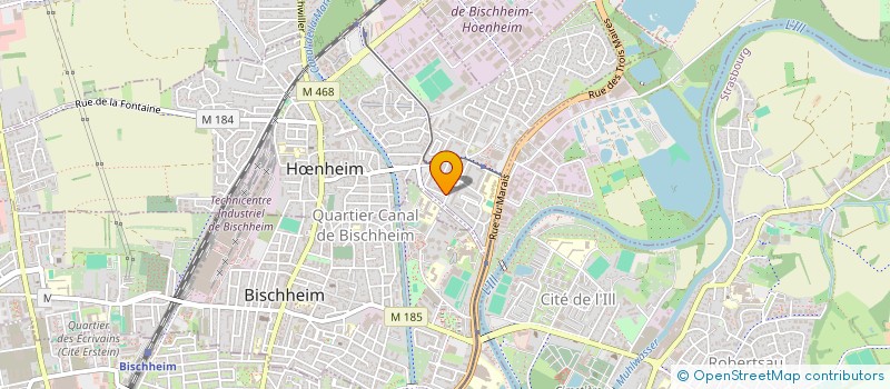 localisation de l'entreprise MADAME NOELLIA CHAMI  HNHEIM