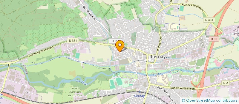 localisation de l'entreprise MADAME NOELLIA VALLONE  CERNAY