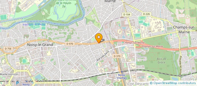 localisation de l'entreprise MADAME NOELLIE AUDOYNAUD à NOISY-LE-GRAND