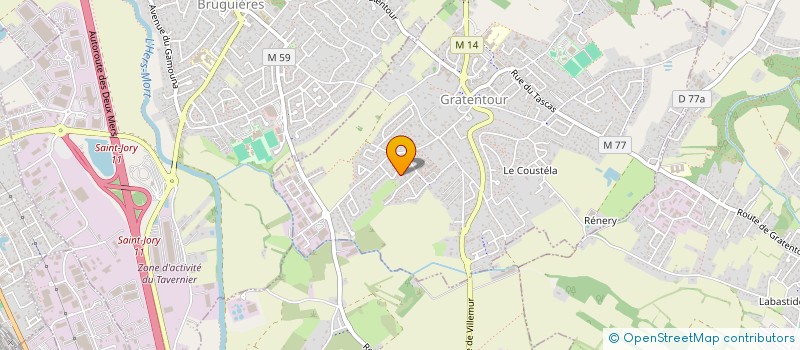 localisation de l'entreprise MADAME NOELLIE CORBREJAUD  GRATENTOUR