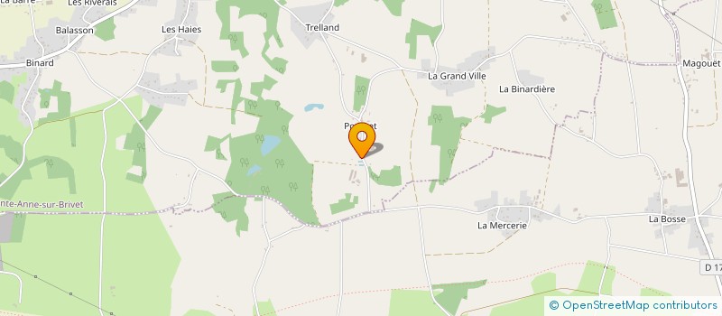 localisation de l'entreprise MADAME NOELLIE PLISSONNEAU  SAINTE-ANNE-SUR-BRIVET