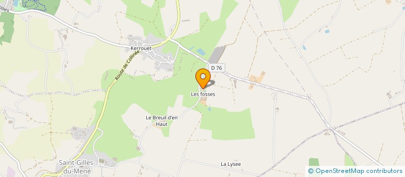 localisation de l'entreprise MADAME NOELLINE COLLET à LE MENE