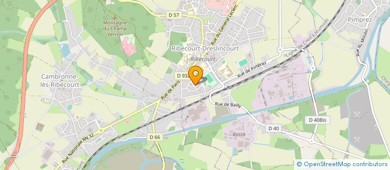 localisation de l'entreprise MADAME NOELLIS TOURE  RIBECOURT-DRESLINCOURT