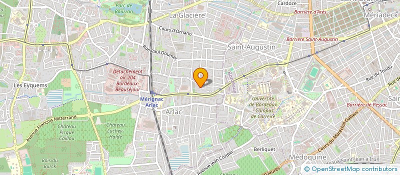 localisation de l'entreprise MADAME NOEMA PINO  MERIGNAC